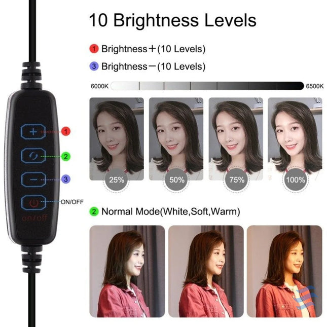 Ring LED lamp Puluz with adjustable base PU391 Ring lights