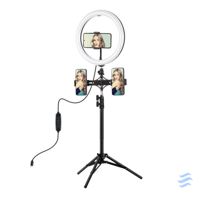 Ring light PULUZ with tripod and phone holder PKT3099B Lamps