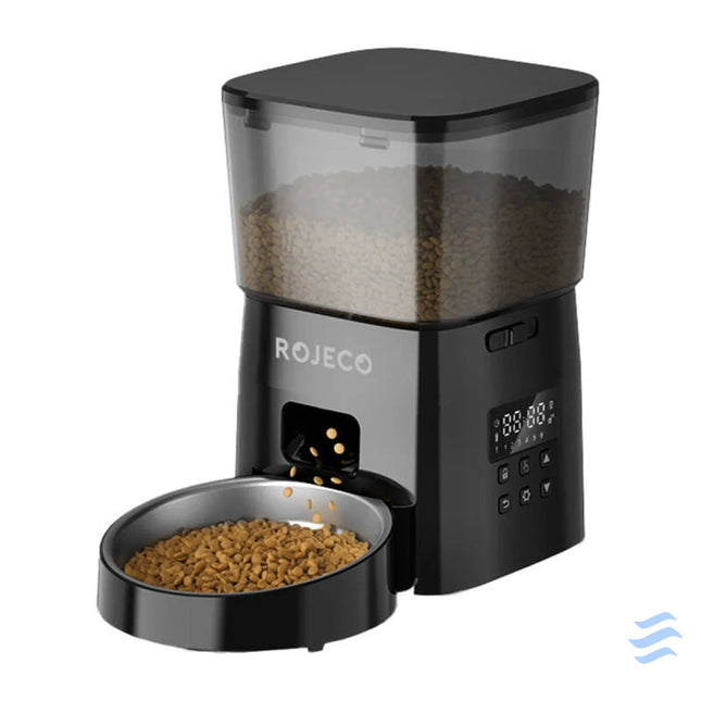 Rojeco 2L Automatic Pet Feeder Button Version Bowls