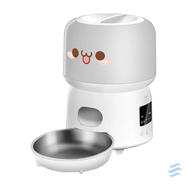 Rojeco 3L WiFi Version Smart Feed Dispenser (White) Bowls