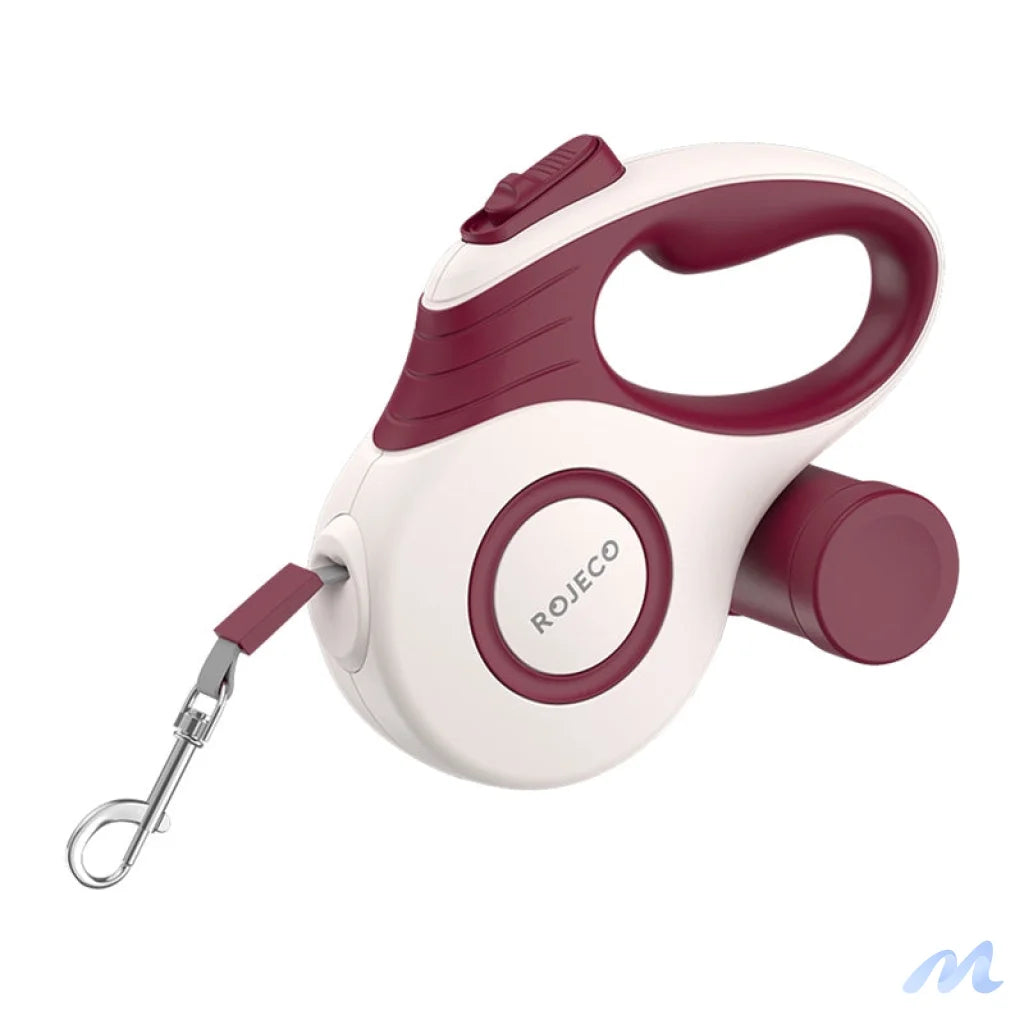 Rojeco A12 5M Automatic Retractable Dog Leash (red)