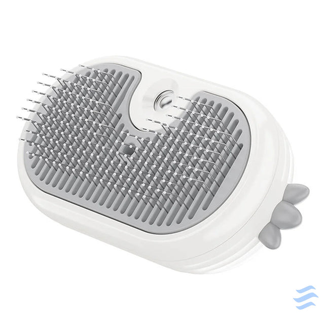 Rojeco Cat Steam Brush with massage function (white) Animal care