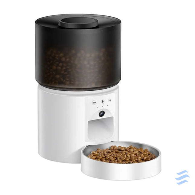 Rojeco RWSQA60O 3L smart food dispenser with camera (White) Bowls