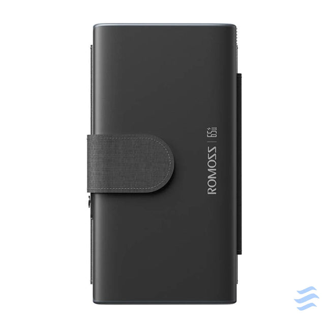 ROMOSS Solar Powerbank 30000mAh 65W Black Powerbanks