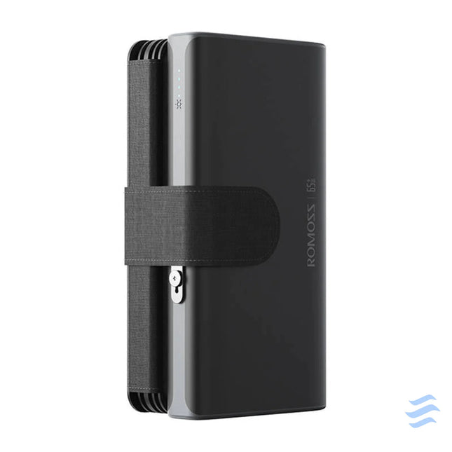 ROMOSS Solar Powerbank 30000mAh 65W Black Powerbanks