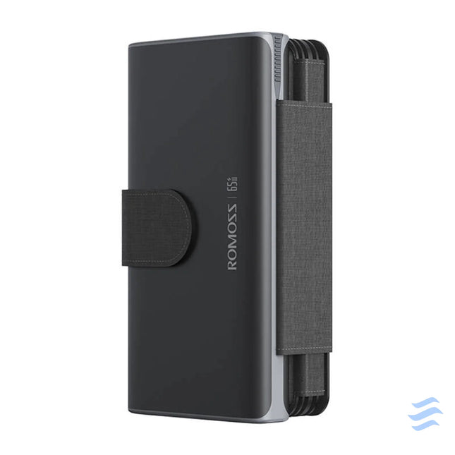 ROMOSS Solar Powerbank 30000mAh 65W Black Powerbanks