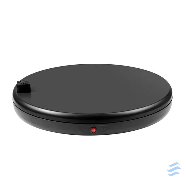 Rotating display stand Puluz with power socket 45 cm (black) Stands