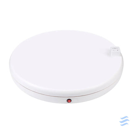 Rotating display stand Puluz with power socket 45 cm (white) Stands