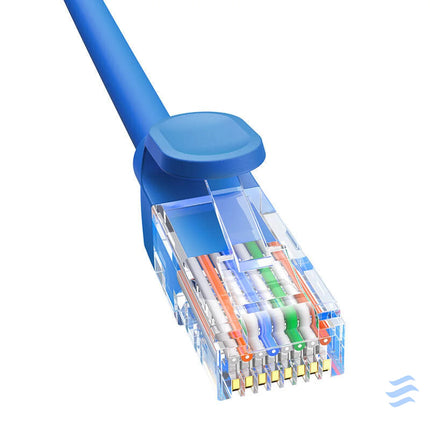 Round Cable Baseus Ethernet RJ45 Cat.6 0,5m (blue) Network cables