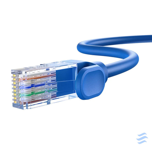 Round Cable Baseus Ethernet RJ45 Cat.6 0,5m (blue) Network cables