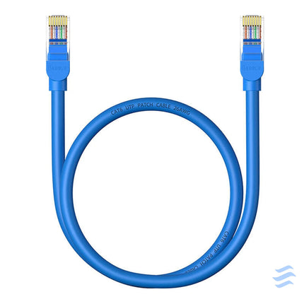 Round Cable Baseus Ethernet RJ45 Cat.6 0,5m (blue) Network cables