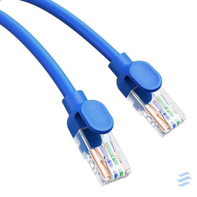 Round Cable Baseus Ethernet RJ45 Cat.6 0,5m (blue) Network cables