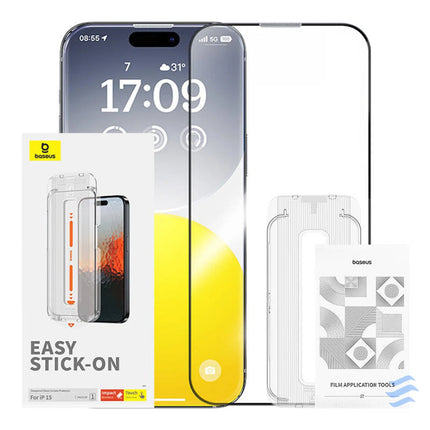 Sapphire Tempered Glass Baseus 0.3mm for iPhone 15 For smartphones