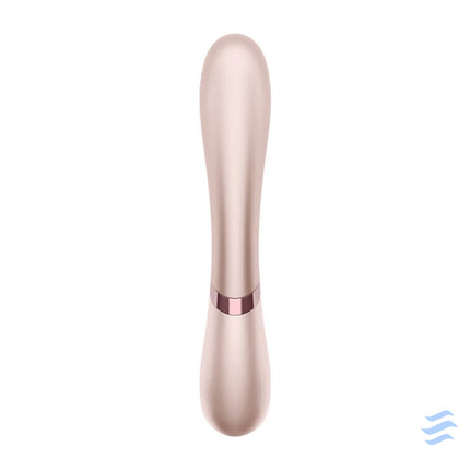 Satisfyer Hot Lover heated vibrator pink and gold Vibrators