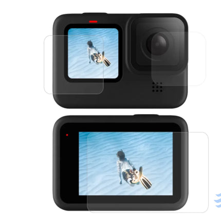 Screen and lens protective foil Telesin for GoPro Hero 9 / Hero 10 / Hero 11 / Hero 12 (GP FLM 902) For sports cameras
