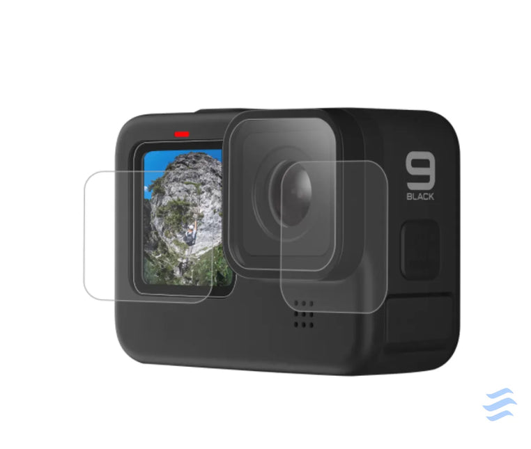 Screen and lens tempered glass Telesin for GoPro Hero 9 / Hero 10 / Hero 11 / Hero 12 (GP FLM 901) For sports cameras