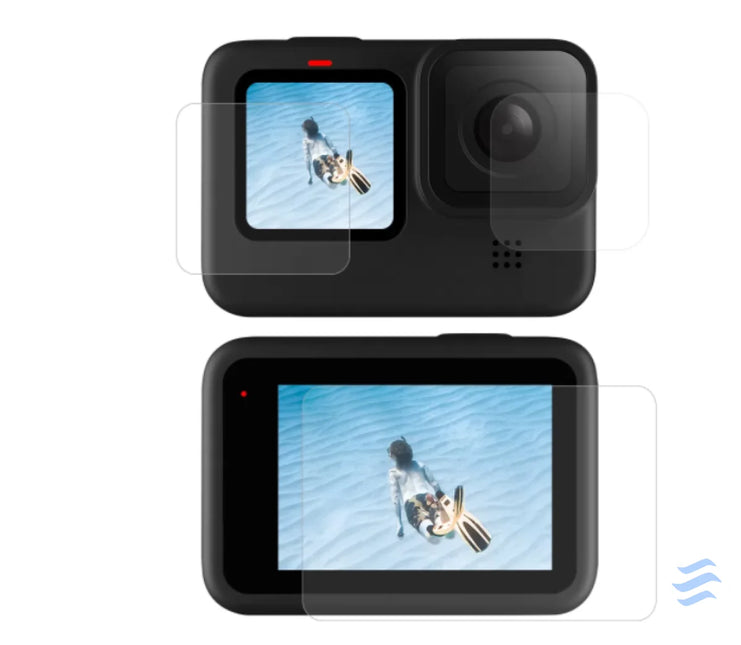 Screen and lens tempered glass Telesin for GoPro Hero 9 / Hero 10 / Hero 11 / Hero 12 (GP FLM 901) For sports cameras