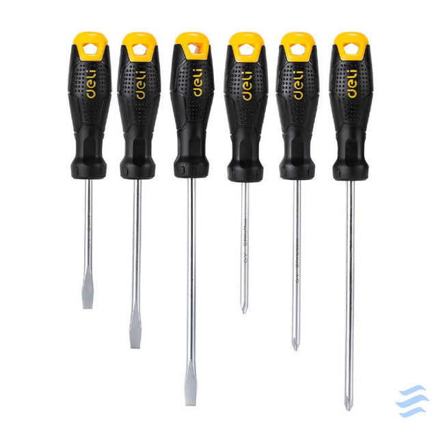 Screwdriver set Deli Tools EDL620006 with magnet 6 pieces Screwdrivers