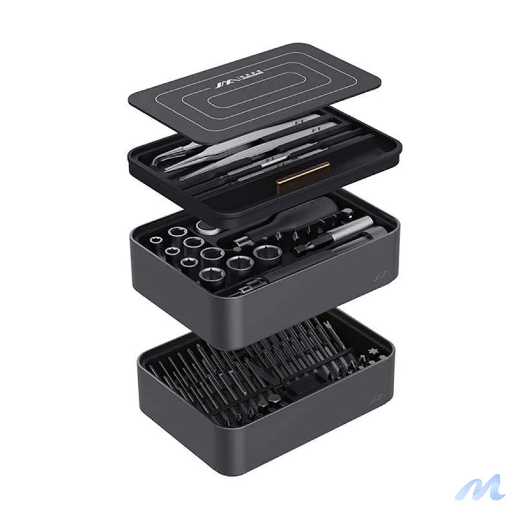 Screwdrivers, Tweezers, Ratchet Wrench, Set of 100 pcs, JIMI Home FM-3,