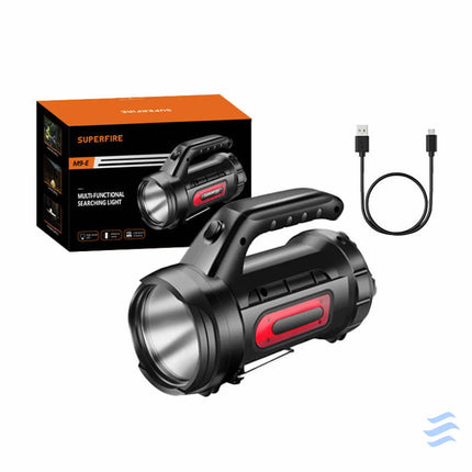 Searchlight flashlight Superfire M9 E – 900lm 473m 6000mAh 5h runtime power bank Other