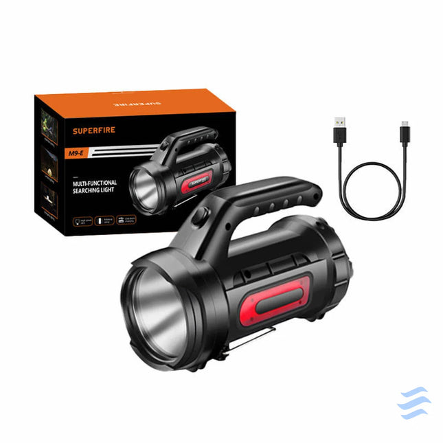 Searchlight flashlight Superfire M9 E – 900lm 473m 6000mAh 5h runtime power bank Other
