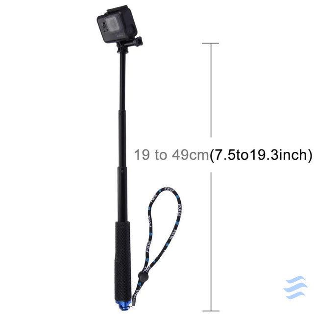 Selfie Stick Puluz for sports cameras (DJI GoPro Insta360)(black) Booms and selfie sticks
