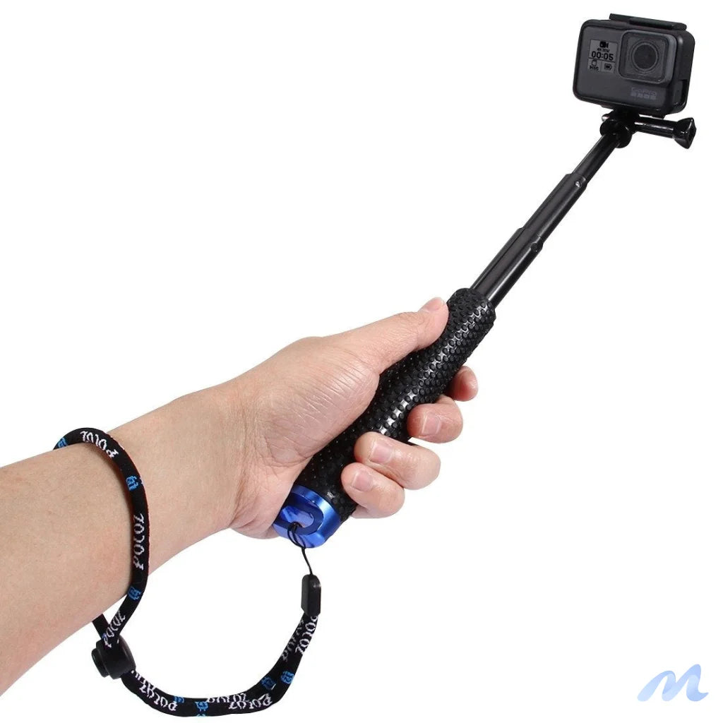 Selfie Stick Puluz for sports cameras (DJI, GoPro, Insta360)(black)