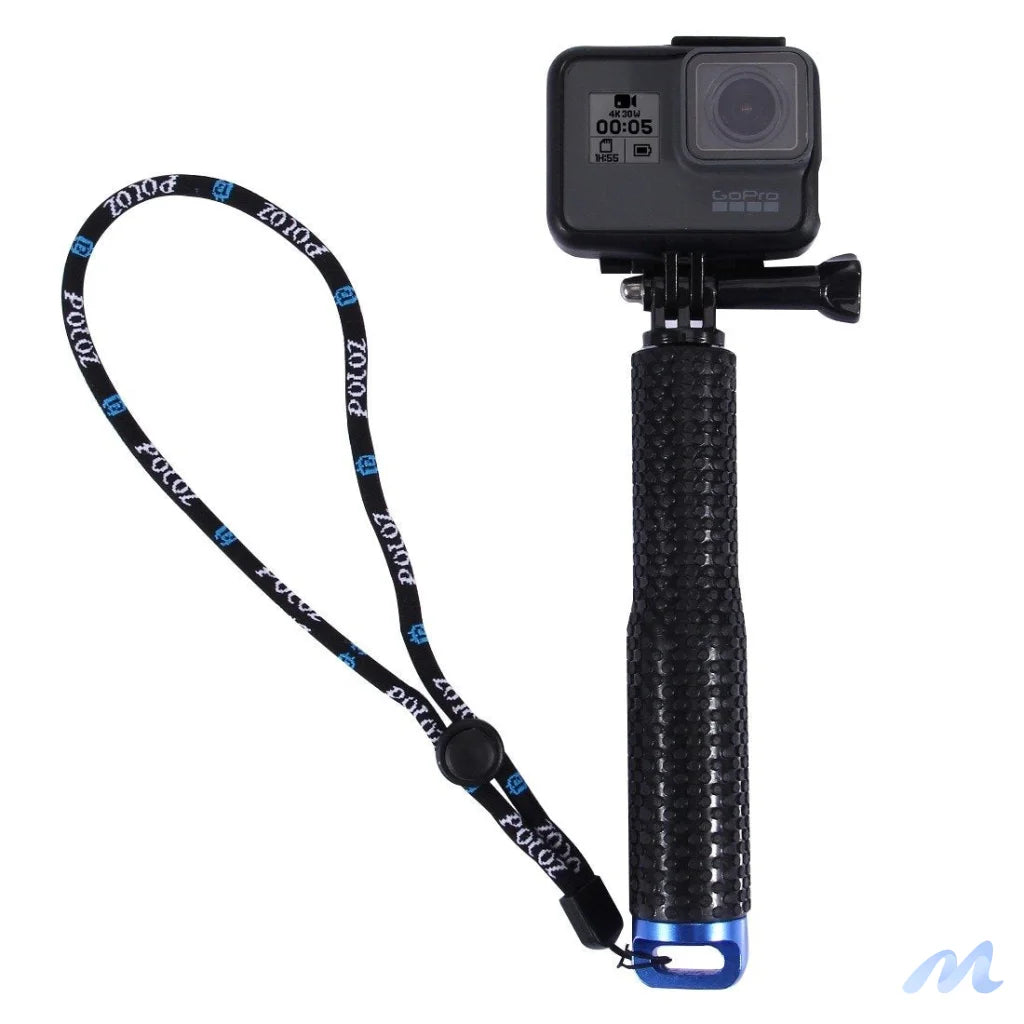 Selfie Stick Puluz for sports cameras (DJI, GoPro, Insta360)(black)