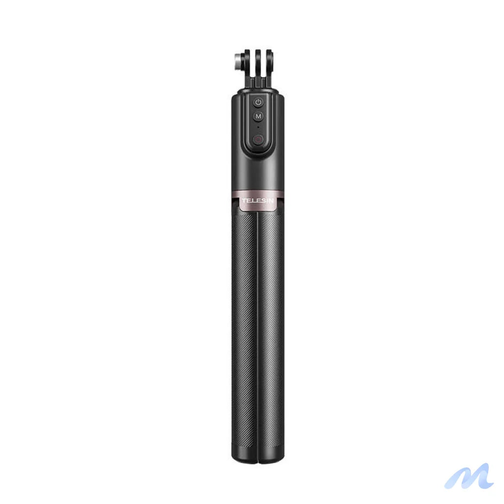 Selfie-stick TELESIN with tripod and remote control for GoPro / phones (130 cm)