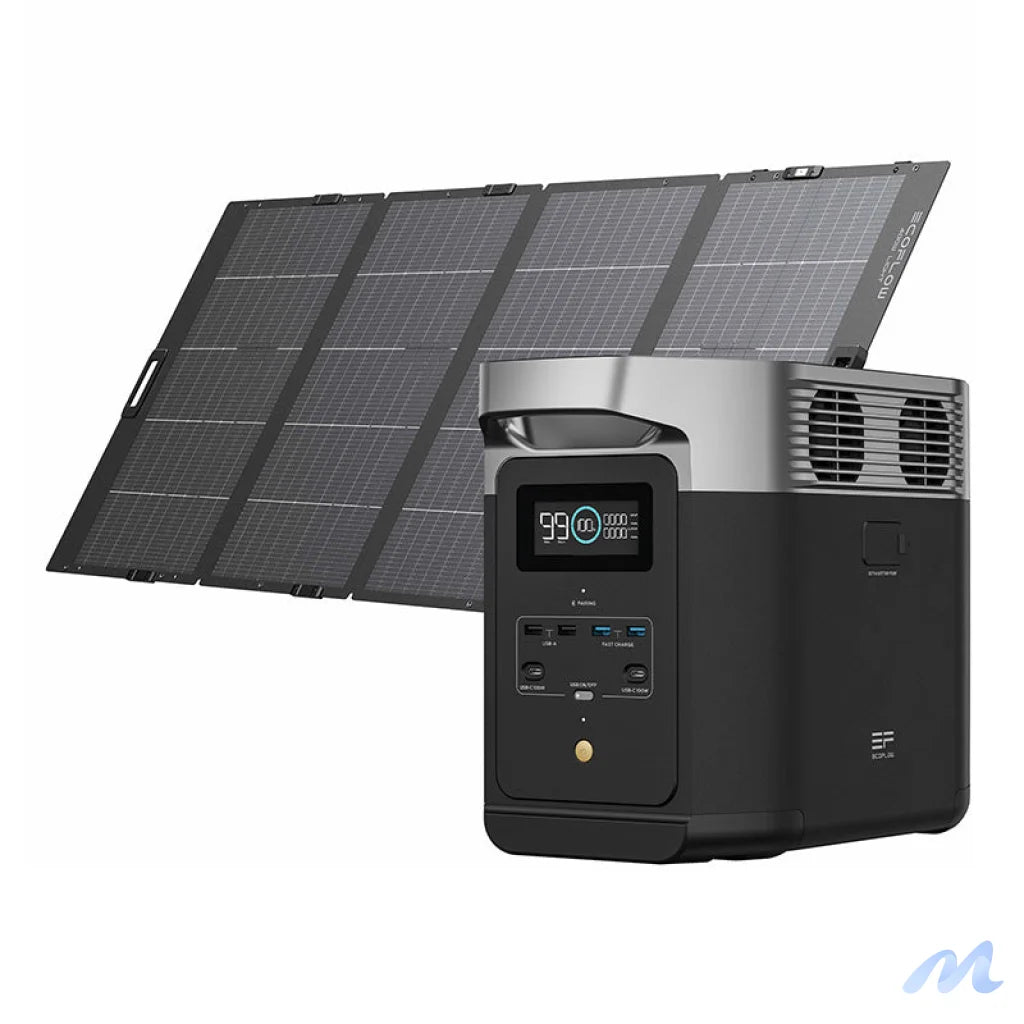 Set: EcoFlow Delta 2 power station + 400W photovoltaic panel.