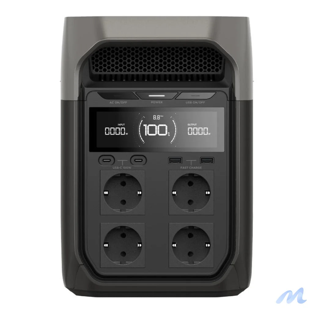 Set: EcoFlow Delta 3 power station + 400W photovoltaic panel.