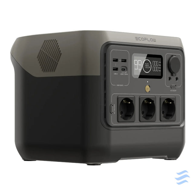 Set: EcoFlow River 2 Pro power station + 160W photovoltaic panel. Power stations