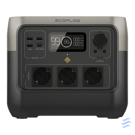 Set: EcoFlow River 2 Pro power station + 160W photovoltaic panel. Power stations