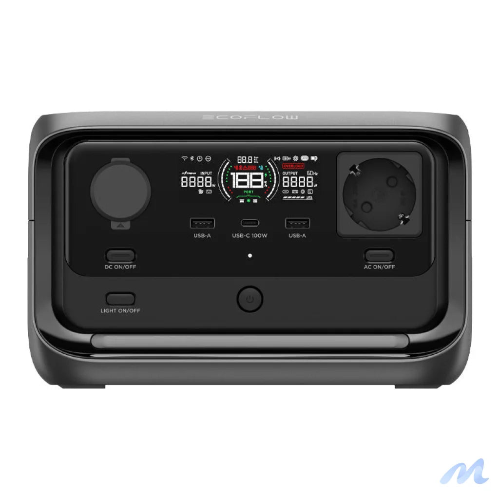 Set: EcoFlow River 3 Plus power station + 220W photovoltaic panel.