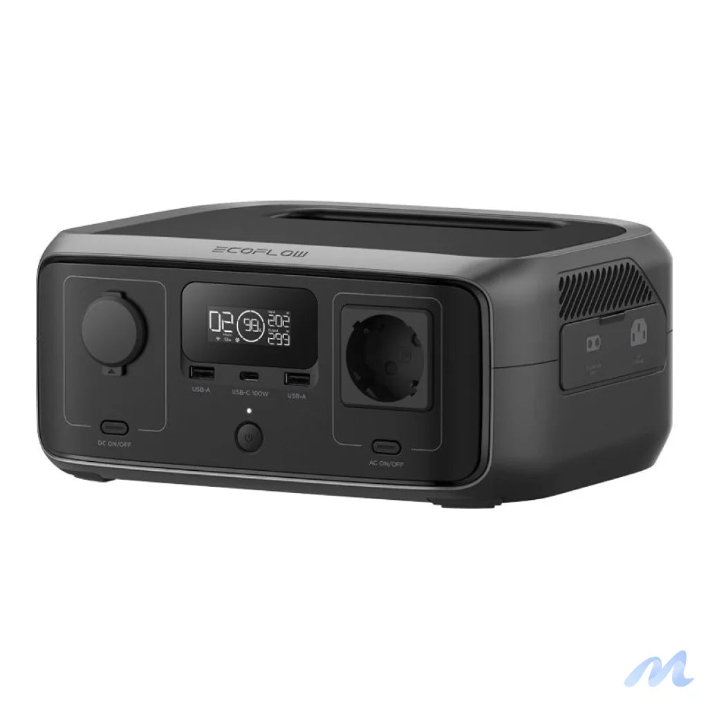 Set: EcoFlow River 3 UPS power station + 110W photovoltaic panel.