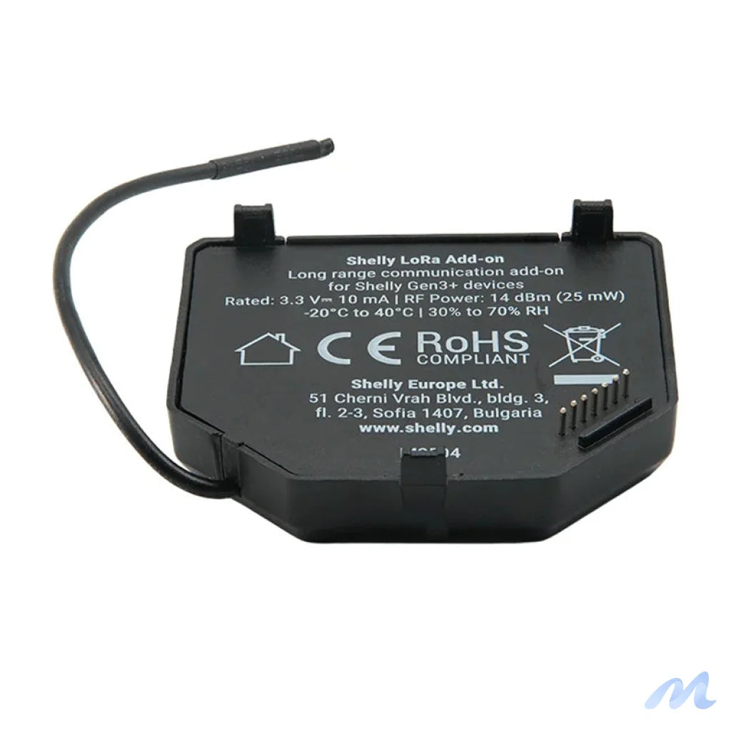 Set of 2 EU868 Relays for gen.3/4 Shelly LoRa Add-on