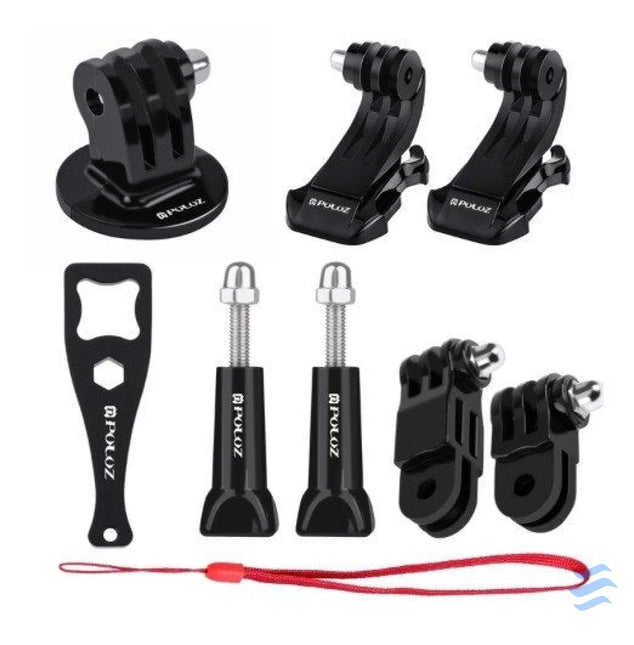 Set of 20 Puluz accessories for sports cameras (including Osmo Action 5 Pro Insta360 Ace Pro 2) PKT18 Sets