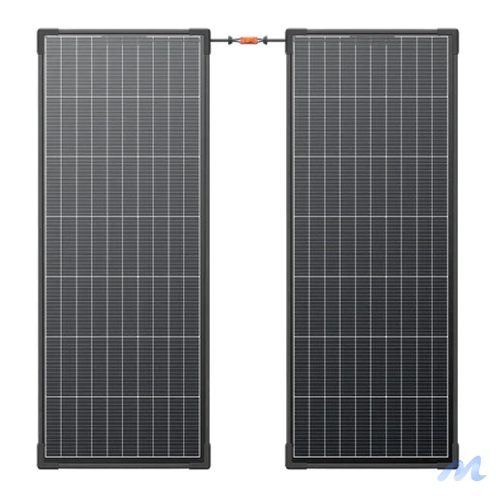 Set of 2x EcoFlow 130W photovoltaic panel (rigid construction)