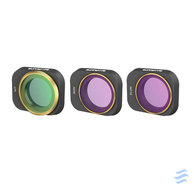Set of 3 filters CPL + ND8 + ND16 Sunnylife for DJI Mini 3 Pro (MM3 FI415) Filters for drones