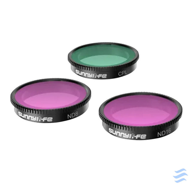 Set of 3 filters CPL + ND8 + ND16 Sunnylife for Insta360 GO 3/2 For sports cameras