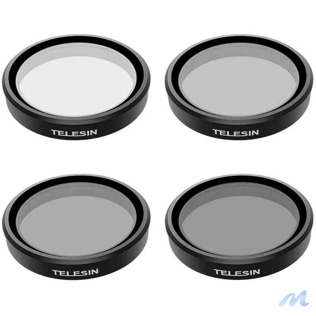 Set of 4 TELESIN CPL/ND8/ND16/ND32 filters for DJI Osmo Action 3 / 4 / 5