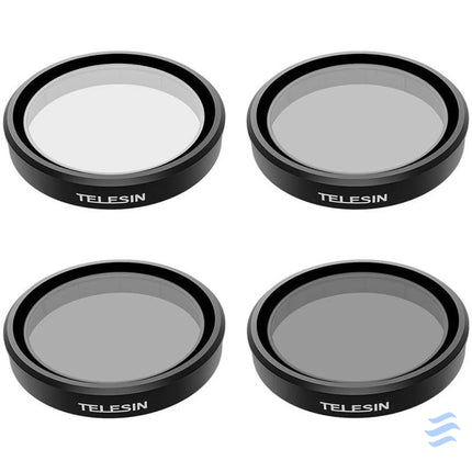 Set of 4 TELESIN CPL/ND8/ND16/ND32 filters for DJI Osmo Action 3 / 4 / 5 For sports cameras