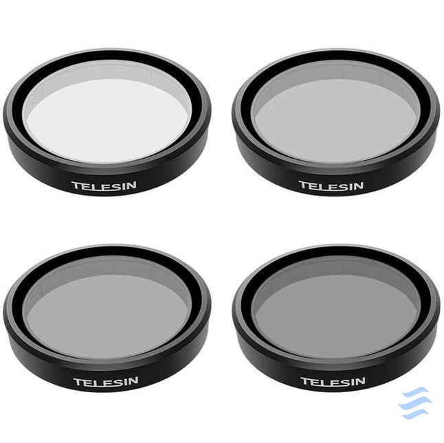 Set of 4 TELESIN CPL/ND8/ND16/ND32 filters for DJI Osmo Action 3 / 4 / 5 For sports cameras