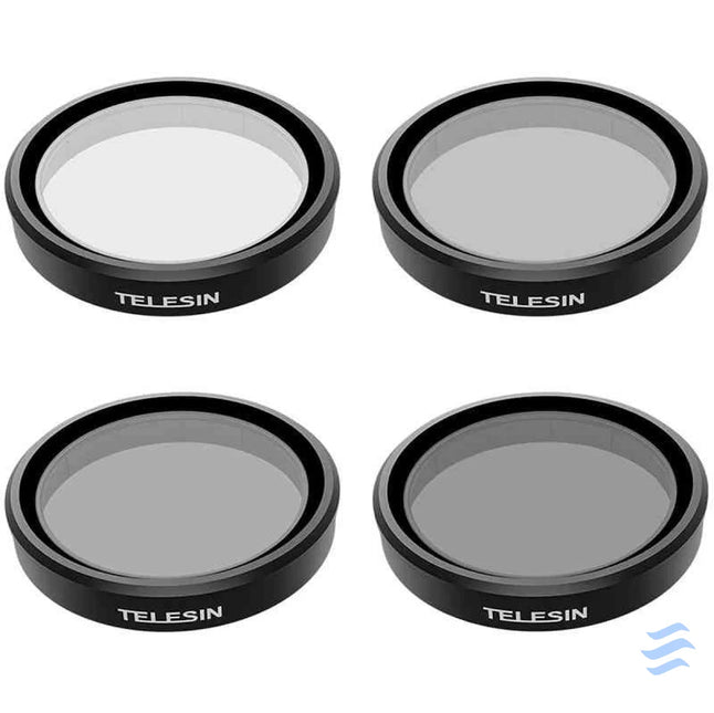 Set of 4 TELESIN CPL/ND8/ND16/ND32 filters for DJI Osmo Action 3 / 4 / 5 For sports cameras
