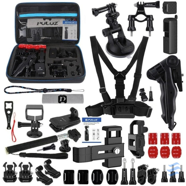 Set of 43 Puluz accessories for sports cameras (including Osmo Action 5 Pro Ace Pro 2) PKT47 Sets
