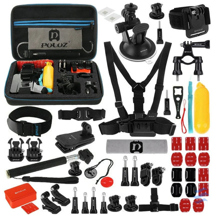 Set of 53 Puluz accessories for sports cameras PKT09 Sets