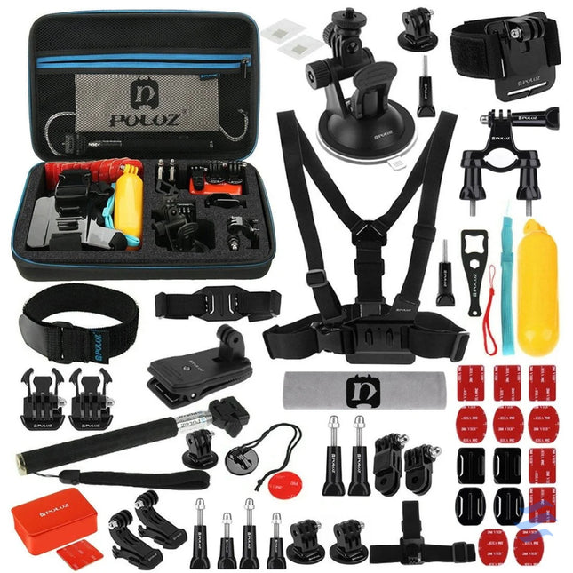 Set of 53 Puluz accessories for sports cameras PKT09 Sets