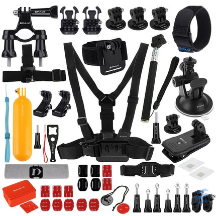 Set of 53 Puluz accessories for sports cameras PKT16 Sets