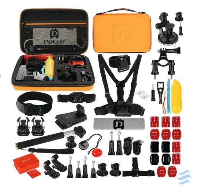 Set of 53 Puluz accessories for sports cameras PKT26 Sets