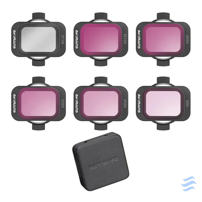 Set of 6 filters Sunnylife MCUV ND8/16/34/64/128 for DJI Avata 2 Filters for drones